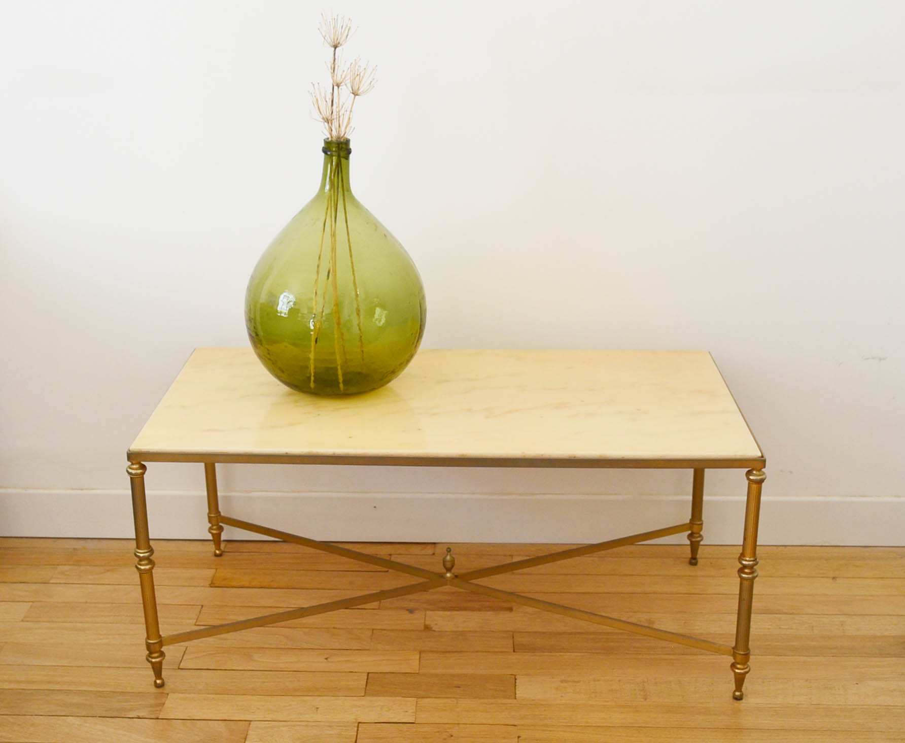 60s marble coffee table