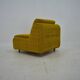 1970s architect Milan Čeček Armchair Apolo 92 for Interiér Praha , Czechoslovakia