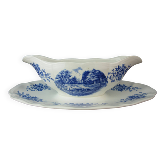 Sarreguemines Romantic gravy boat