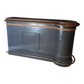 Bar, painted wooden counter