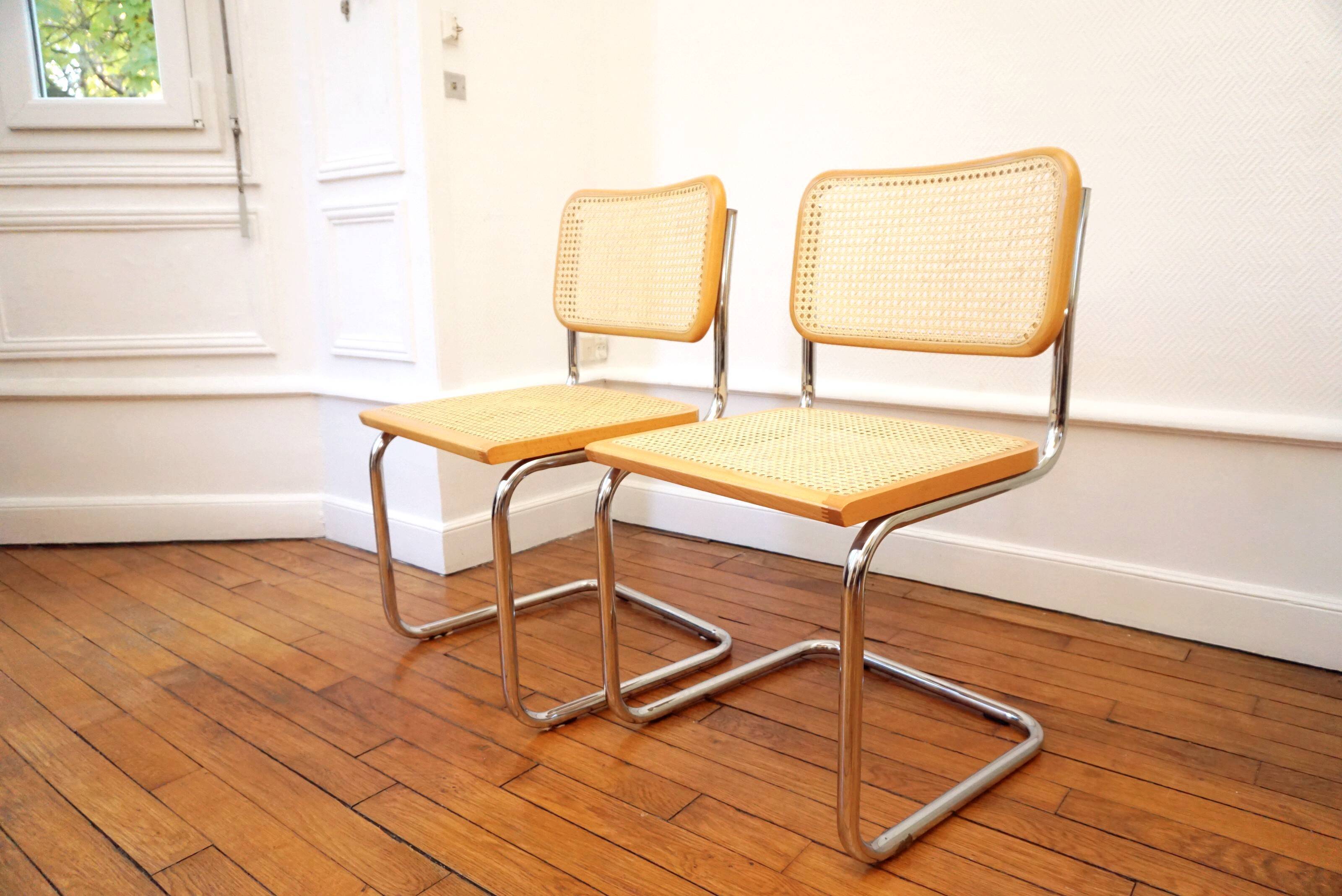 2 chairs B32 by Marcel Breuer