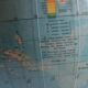 Globe terrestre vintage Wroclaw Pologne Polska