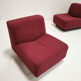Pair of modular armchairs, 1970