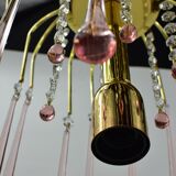 Chandelier tassels pink drops