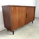 Mid century tambour door cabinet, 1960s