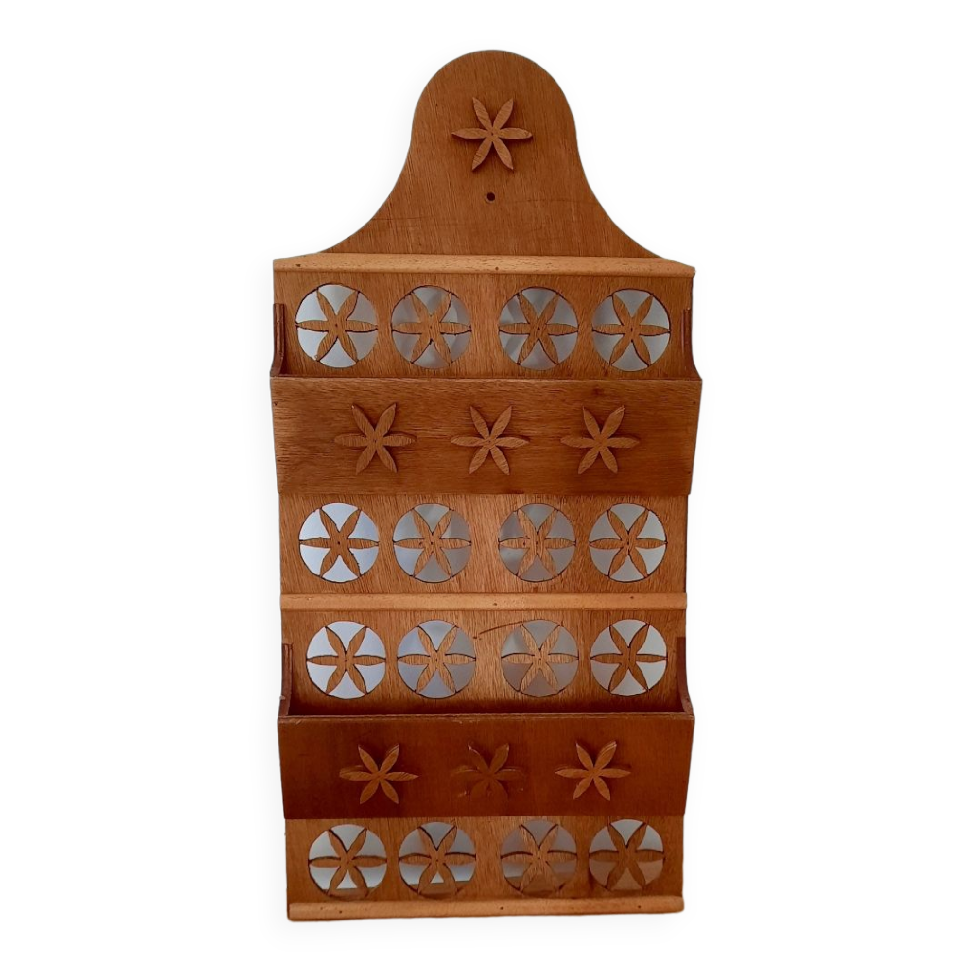 Wooden letter holder