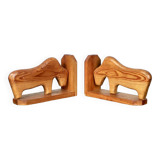 80s pine bookends