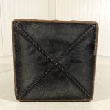 Pouf patchwork en cuir De Sede