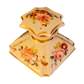Old bottle in vintage porcelain nineteenth century