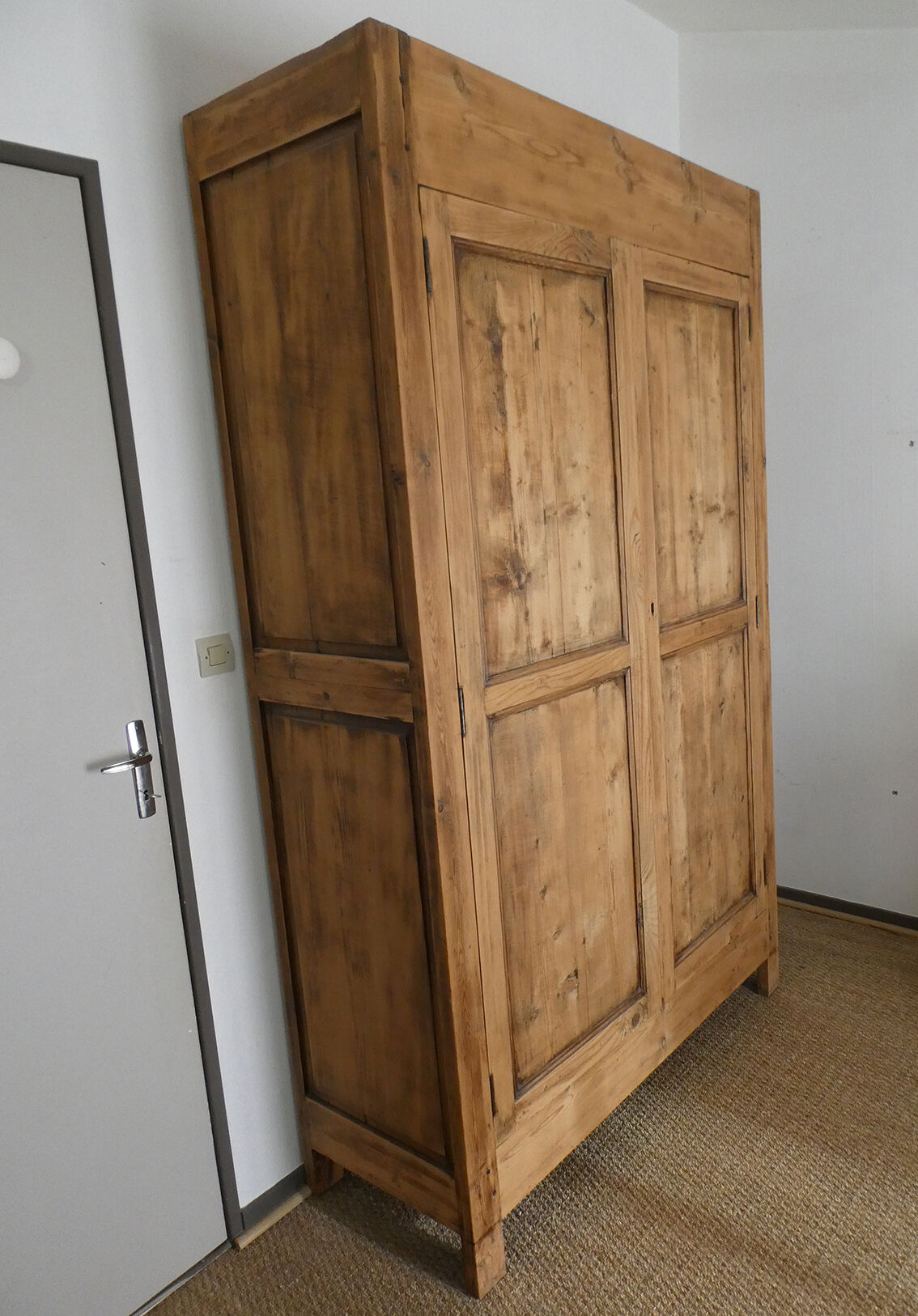 Old solid wooden cabinet