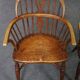 Ensemble de deux fauteuils Windsor, dossier bas anglais, 19ème siècle