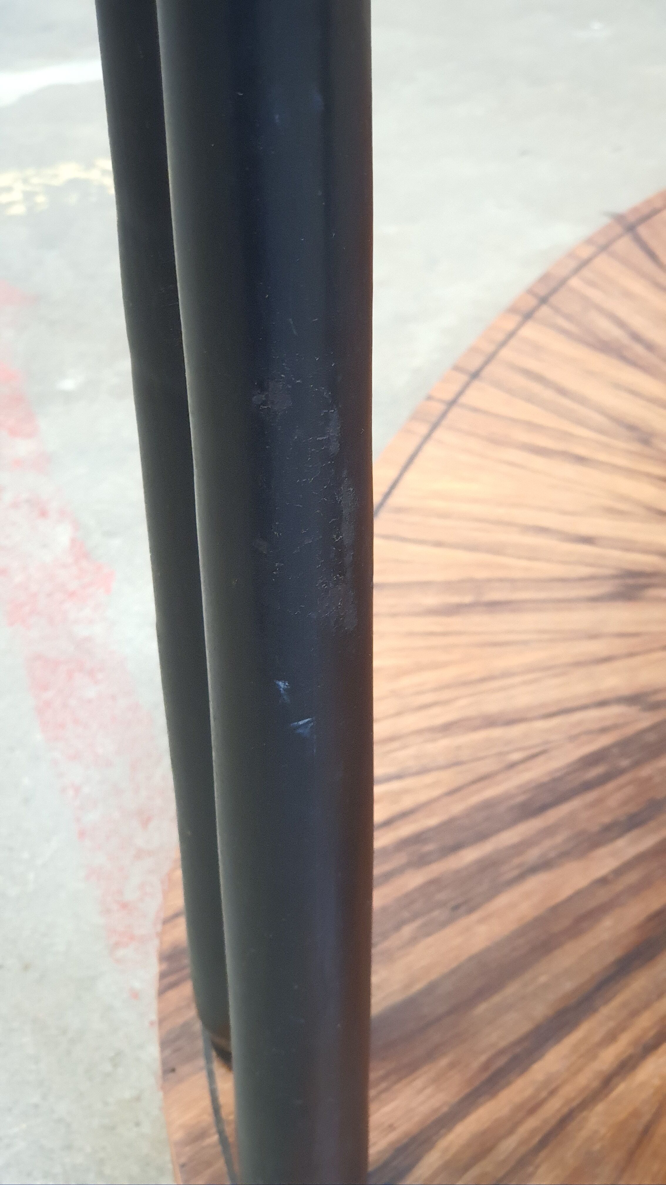 Art deco tea table Maurice Dufrène oval zebrano