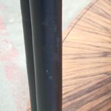 Art deco tea table Maurice Dufrène oval zebrano