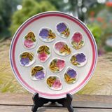 Oyster dish with flower decoration from Ninon de MBFA - Pornic