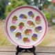 Oyster dish decorated with flowers Ninon by MBFA - Pornic
