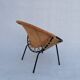 Mid-century circle balloon chair by Lusch Erzeugnis for Lusch & Co, 1960s