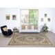 Vintage Turkish Wool Rug. Hand-Knotted Area Carpet for Country Farmhouse Decoration