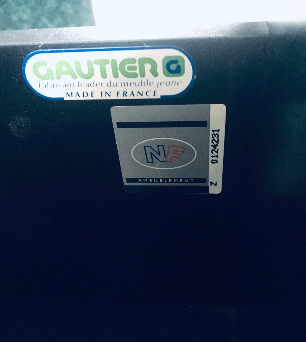 Small computer desk from Gautier, France, 1980s.