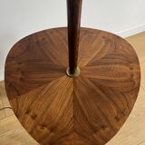 lampadaire vintage avec tablette et pied tripode
