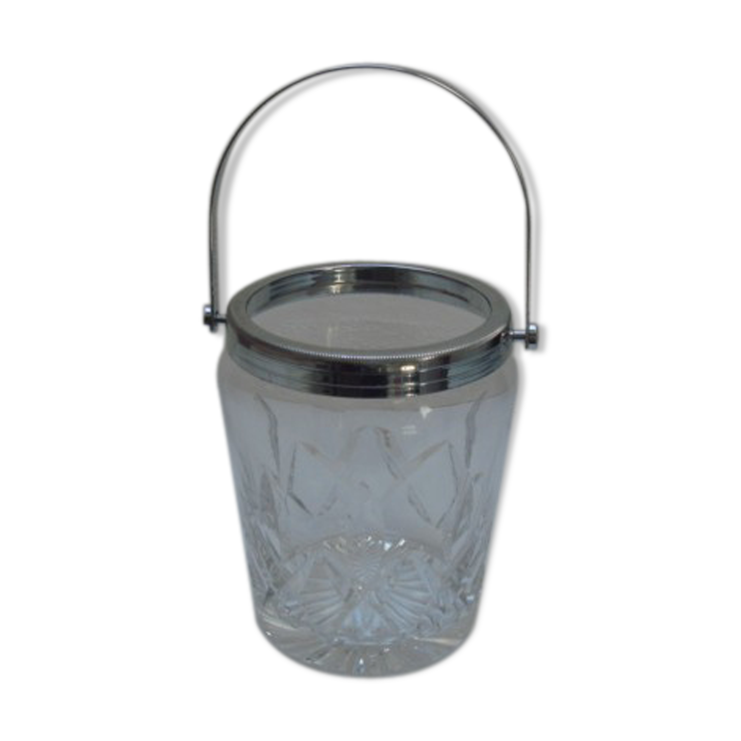 Crystal ice bucket