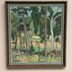 Huile su panneau suédoise – « Forêt » par Bertil Lundgren (1900–1979)