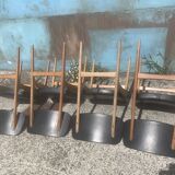 Vintage chair skaï black