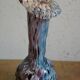 Pink and twisted blue vase