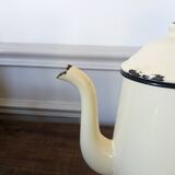 Enameled teapot