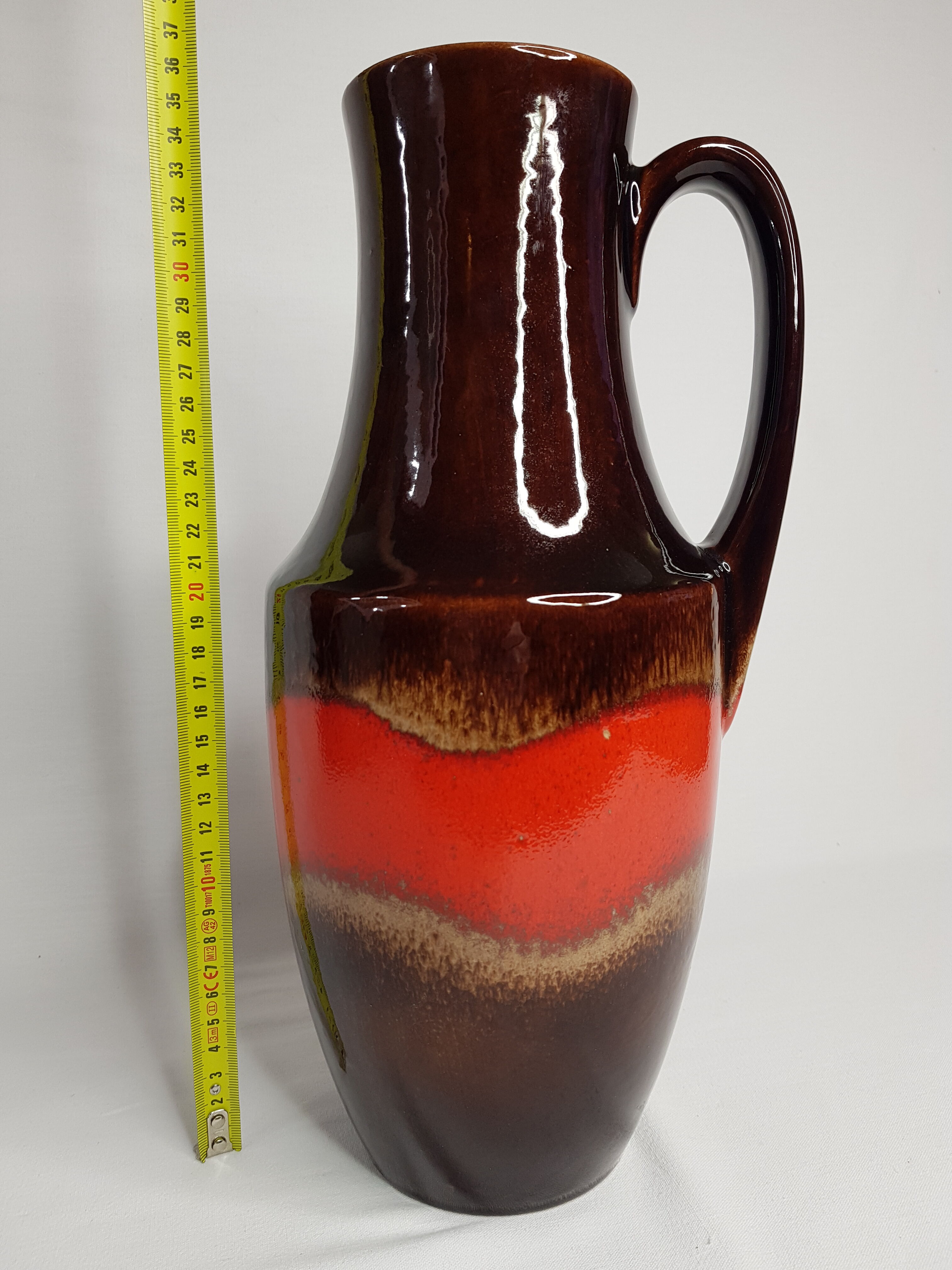 Large amphora vase by Scheurich, 60s, 35 cm