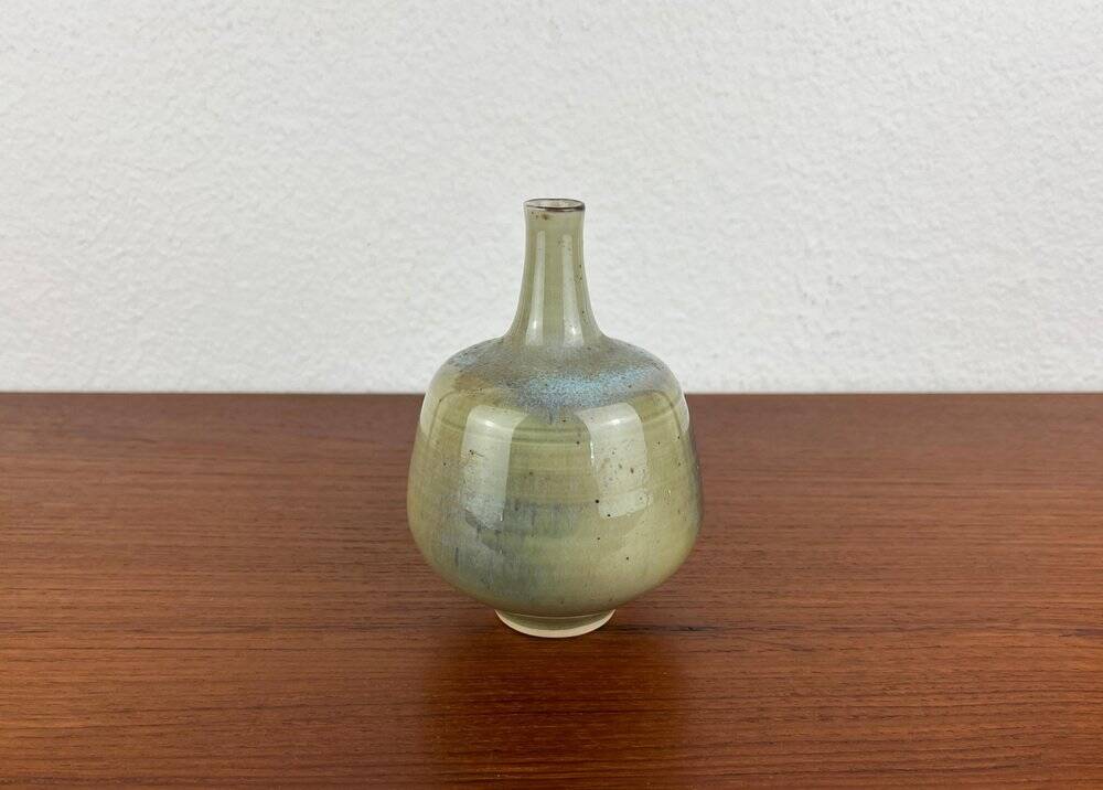 Mid-century German studio pottery vase by Görge Hohlt for Werkstatt Hohlt, Katzbach, 1960s.