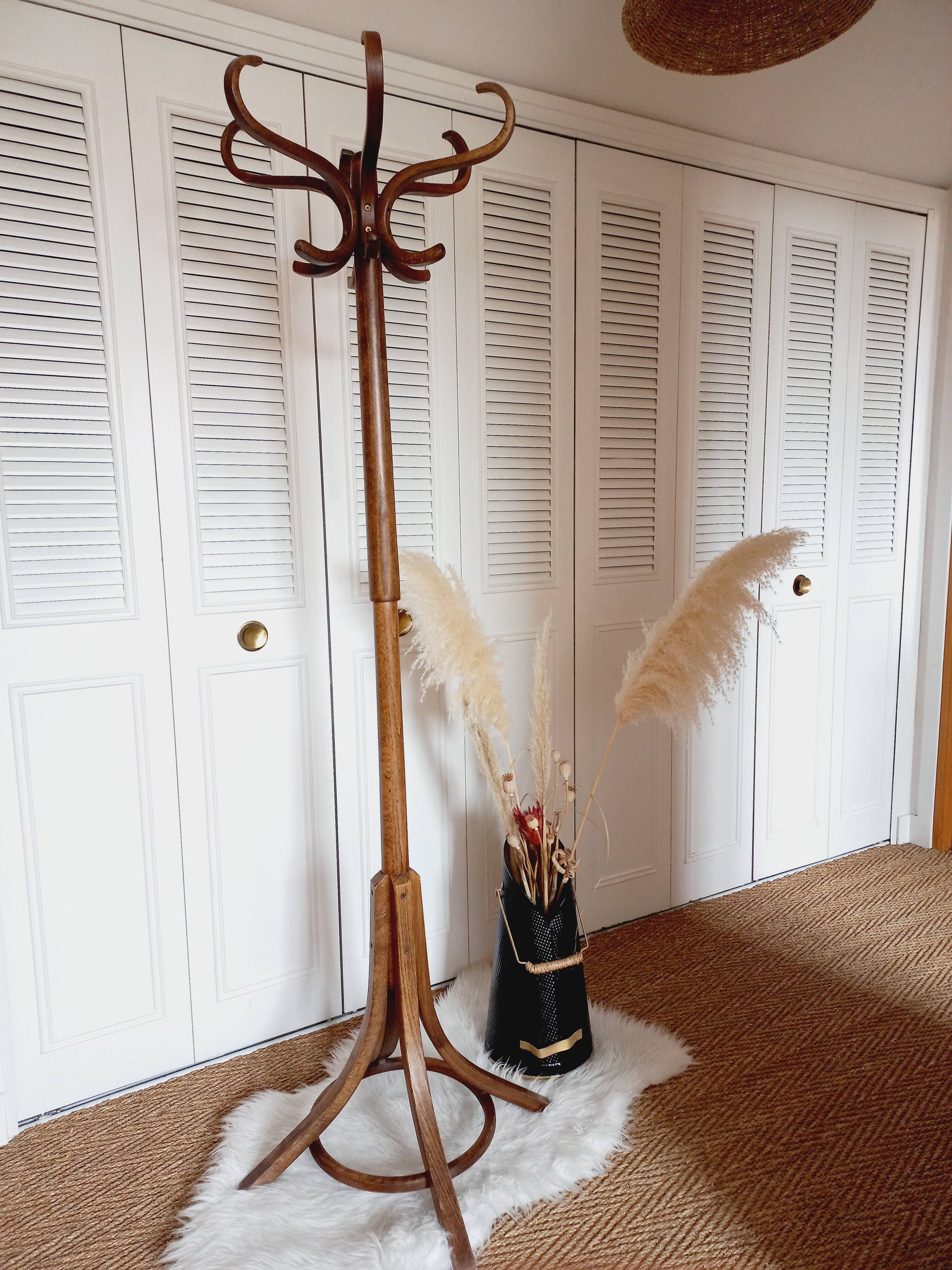 Vintage parrot coat rack