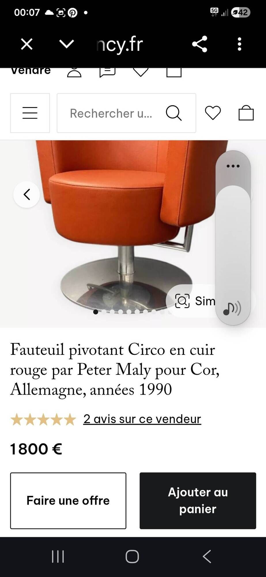 Orange leather armchairs with aluminium cross legs vintage #knoll#vitra#lex