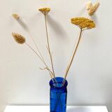 Vintage cobalt blue glass jar