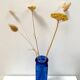 Vintage cobalt blue glass jar