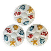 Villeroy & Boch 3-piece oyster plate set
