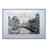 Utrecht, Pays-Bas, gravure Vintage, imprimée en 1879.