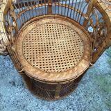 Emmanuelle peacock armchair