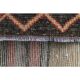Turkish runner, vintage Oushak wool runner, geometric 70s runner 78x411