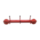 Vintage coat rack 70-80 red metal