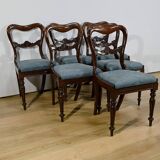 Set of 6 Mahogany Chairs, Victorian Era, England – Part 2