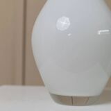 Vintage white milk-glass Salong vase by Johanna Jelinek for IKEA - mouth-blown glass, Scandinavian design