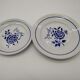 Lot of 6 flat plates and a round Lunéville dish