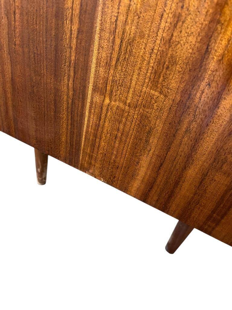 Vintage wooden cabinet with display case / bar section