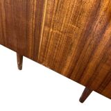 Vintage wooden cabinet with display case / bar section