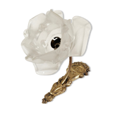 Tulip and brass applique