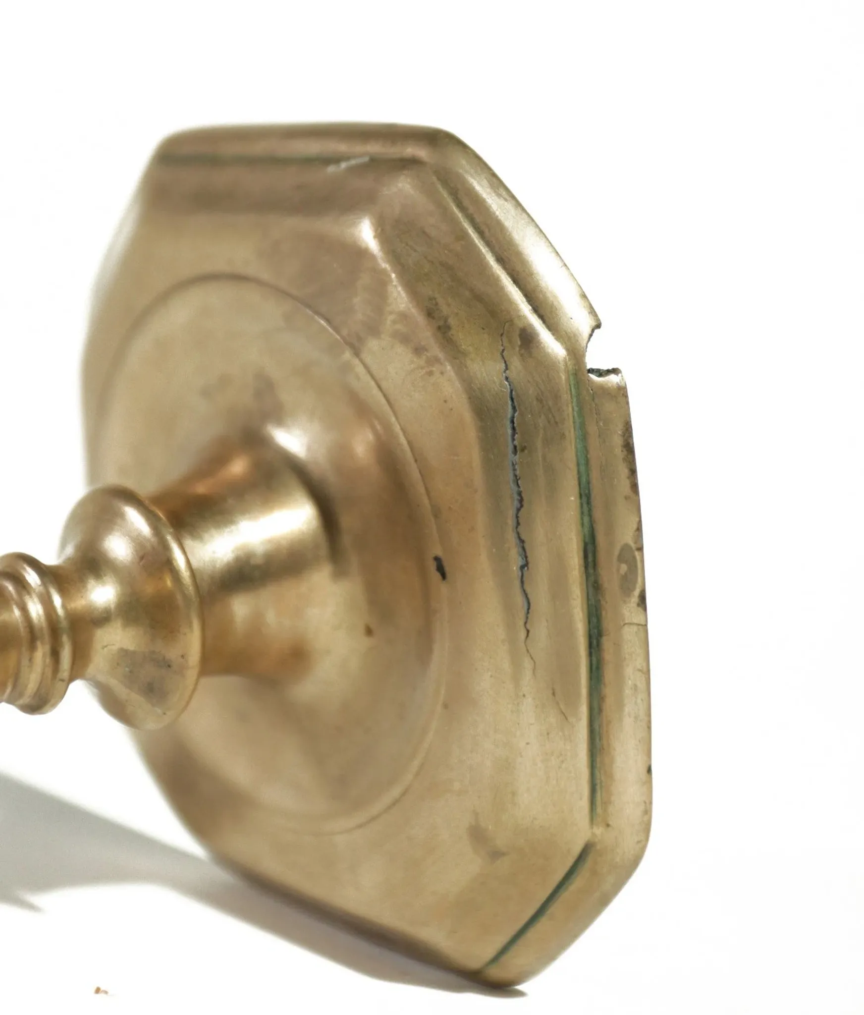 17th-century French bronze candlestick