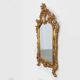 20th century large gilded baroque style mirror by Deknudt, Belgium