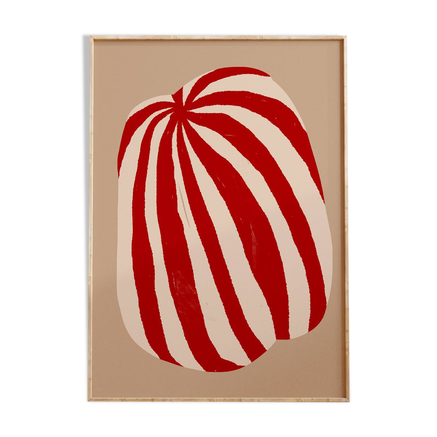 Abstract stripes giclee print, 50x70cm