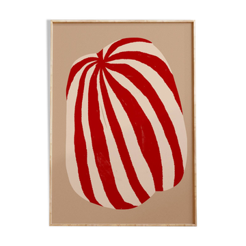 Abstract stripes giclee print, 50x70cm