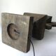 Pied de lampe en bois